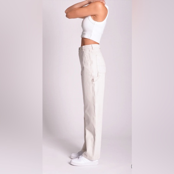 NWT Abrand- Carrie Carpenter Jeans in Color Sage. Size 26 - Picture 12 of 12
